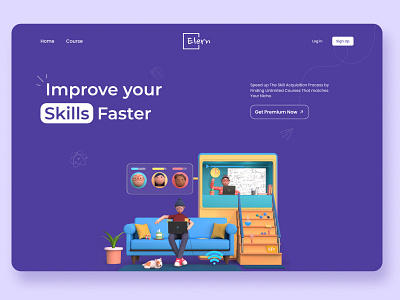 Elern - Online Course Landing Page