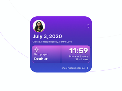 Prayer Widget android dailyui design ios ui widget