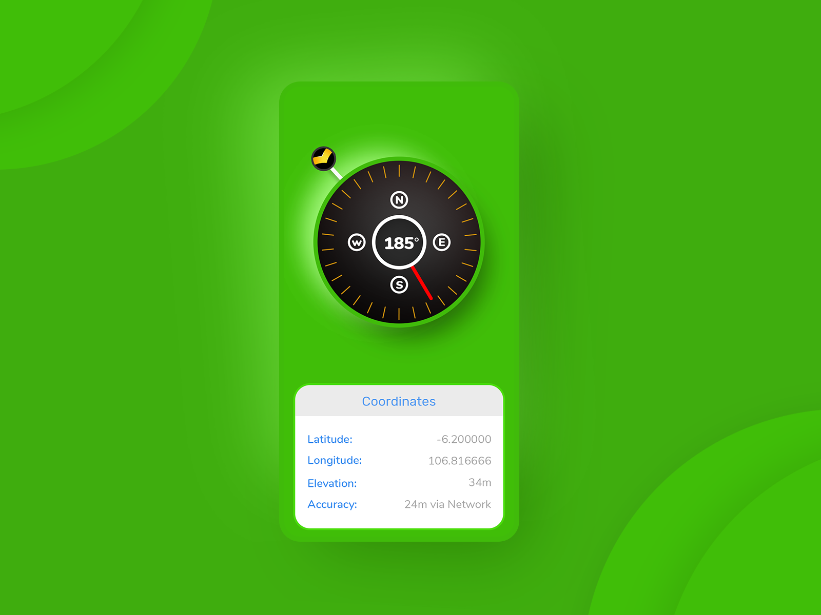 qibla-finder-by-baasith-on-dribbble