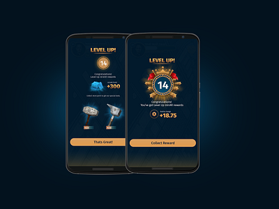 Level Up android daily design game ui ux