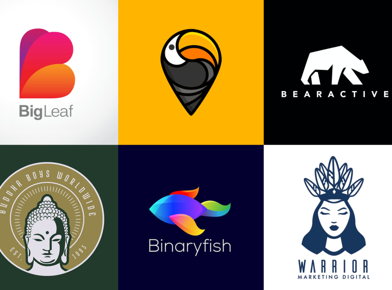 Illustrated Logo Designs by Mert Fidan on Dribbble