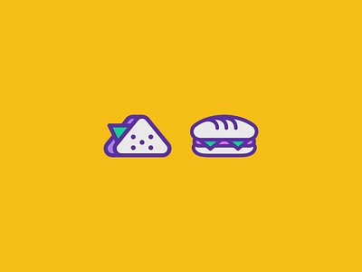Sandwich icons bakery bread fastfood food icon icons illustration sandwich toast vector