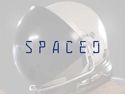Spaced Logo branding identity logo logotype minimal space spaced spacedchallenge travel type vector