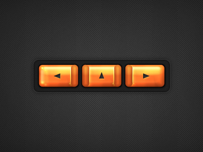 Arrow button arrow button keyboard arrow orange