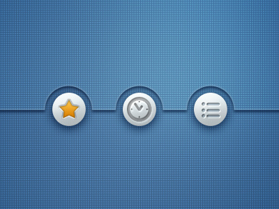 Icons button icons ipad button like list star time