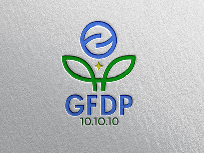 Green Fund Digital Philanthropy Logo Concept