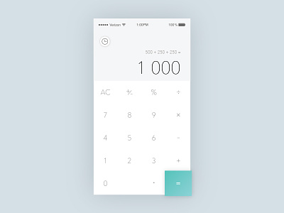 Daily UI Challenge — #004 calculator daily ui challenge interface ui webdesign