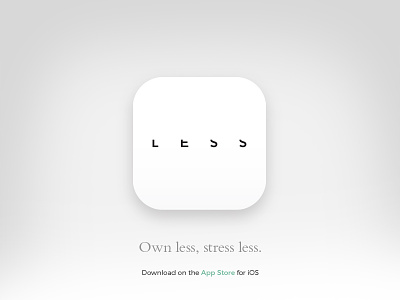 Daily UI Challenge — #005 app icon daily ui challenge download grey less meditation app minimal ui webdesign white