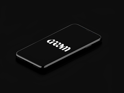 Cream App 2d app black clean design digital design minimal ui ui design uxui