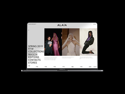 Aläia — Webdesign Concept