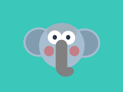 Cute Elephant children zoo animals elephant