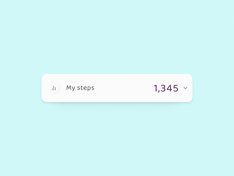 Step Counter Widget designs, themes, templates and downloadable graphic