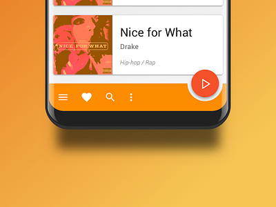 Next level Material android app design material music ui ux web