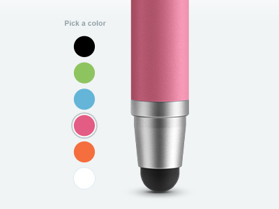 The New Wacom color colorpicker pen pink stylus wacom