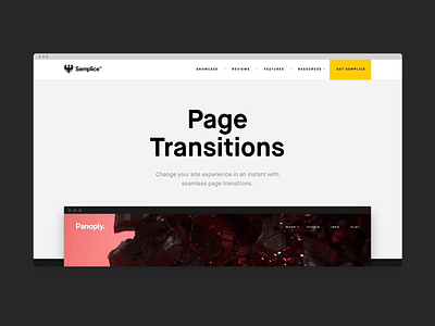 Page Transitions animation motion portfolio portfolio page portfolio website transition