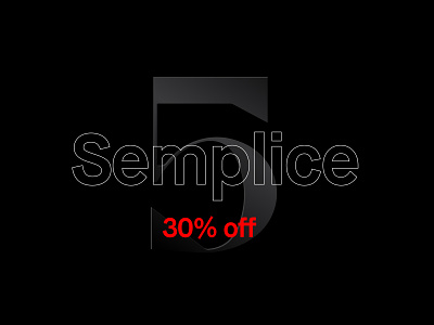 Black Friday Semplice Deal — 30% off