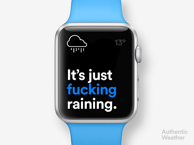 Authentic Weather on AppleWatch