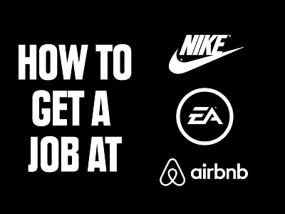How to get a Design Job at Company X