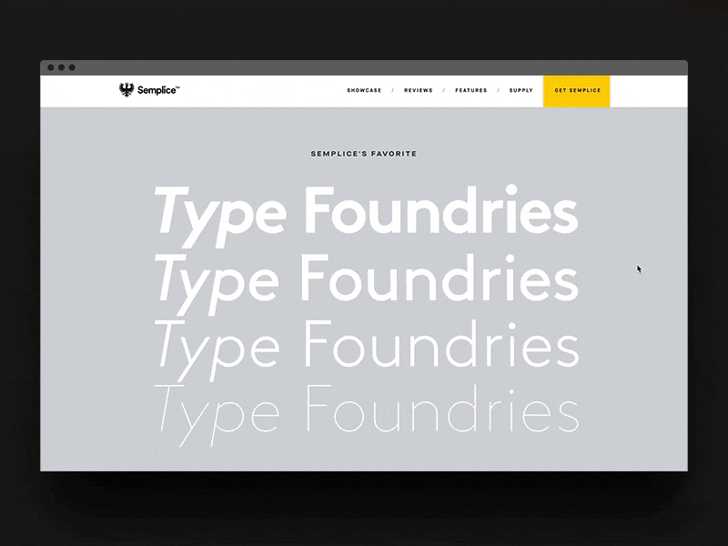 Our favorite type foundries