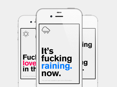 Authentic Weather app weather