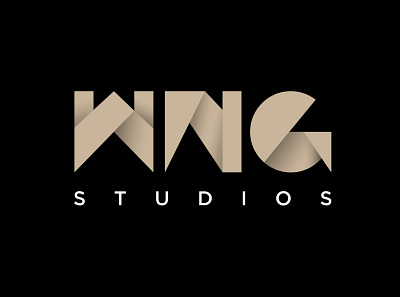WNG branding design fine art graphic arts identity logo logo typography fine arts minimal typography vector