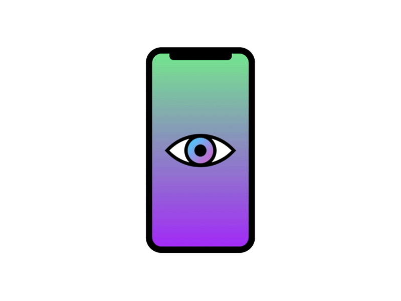 Singularity animation css eye illustration phone