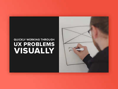 UX Problems Visually sketching ui ux whiteboard