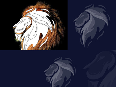 Smokey Lion Logo Design