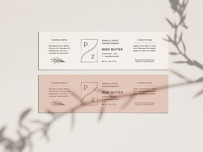 Pamela Zinck Labels branding design illustration packaging print