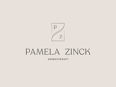 Pamela Zinck Logo branding design illustration logo