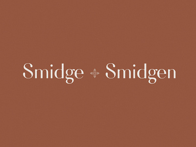 Smidge + Smidgen Brand branding design illustration logo