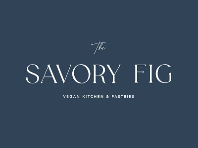 The Savory Fig - Brand bakery brand identity branding design illustration kitchen pastries pastry shop vegan vegan kitchen