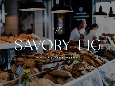 The Savory Fig - Brand bakery brand brand design kitchen long island pastry vegan