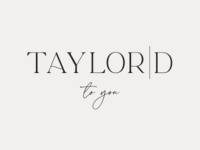 Taylord To You - Logo brand design collaborate connect consultancy consulting create logo