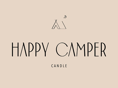 Happy Camper Candle - Logo