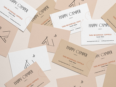 Happy Camper Candle - Business Cards
