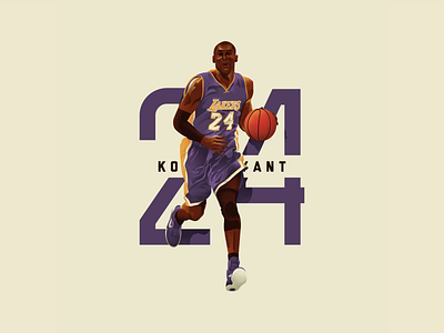 Kobe basketball illustration kobe nba sport