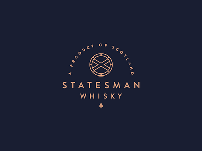 Statesman Whisky - Primary Logo