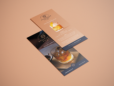 Statesman Whisky - Recipe Cards brand assets branding brochure design design design for print graphic design icon logo logo design minimal print