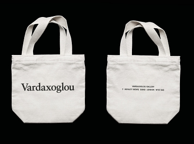 Tote Bag Design, Vardaxoglou Gallery, 2022 branding graphic design logo