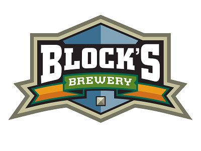 Blocks Brewery brand identity