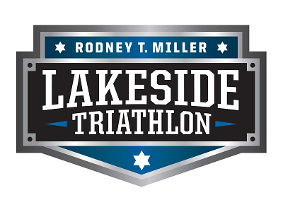 Rodney T. Miller Lakeside Triathlon brand identity