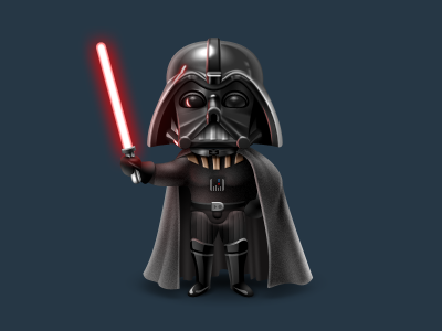 Hi, I'm Darth! icon icons softfacade virtual gifts