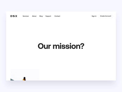 DSX About Page animation crypto exchange fintech minimal minimalistic motion responsive responsive design responsive web design typographic web web design webdesign website website concept website design