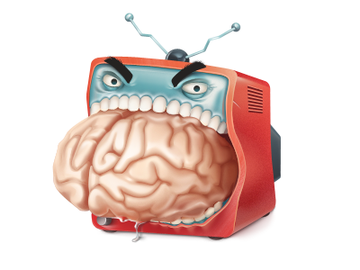 Brain Eater TV icon icons softfacade virtual gifts