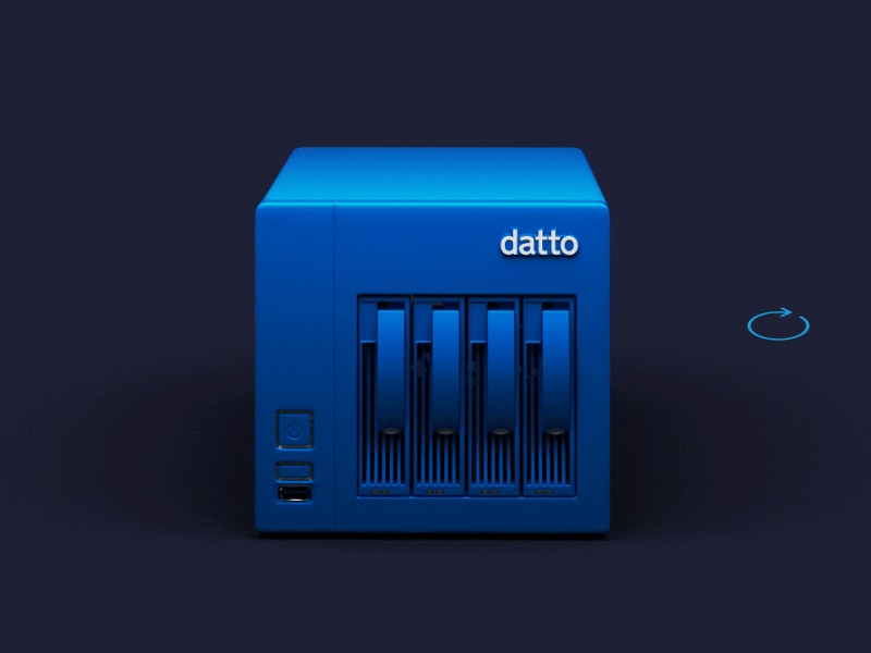 Datto device rotation animation design interface motion ui ux web
