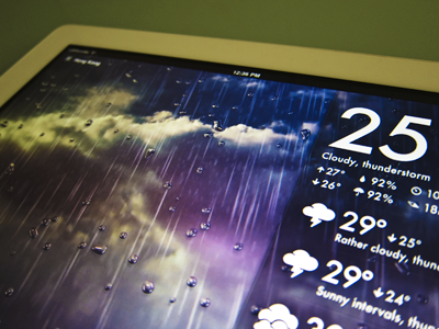 Magical Weather app ipad softfacade ui user interface ux video