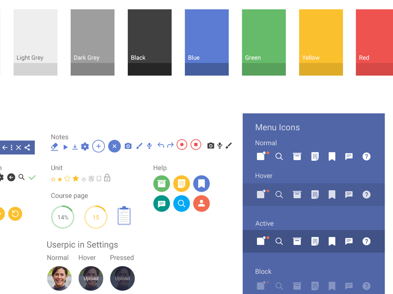 Style Guide Snapshot by Clay on Dribbble