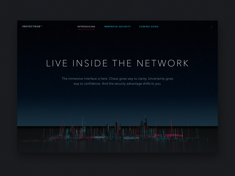 Immersive Security Microsite