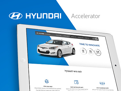 Hyundai's mini website design blue competition design hyundai mobile onepage parallax ui ux web website